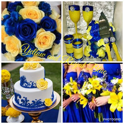 Royal Blue Wedding Ideas, Head Table Wedding Decorations, Blue Wedding Ideas, Yellow Wedding Theme, Music Wedding, Tea Light Candle Holders, Head Table Wedding, Special Events Decor, Gold Wedding Dress