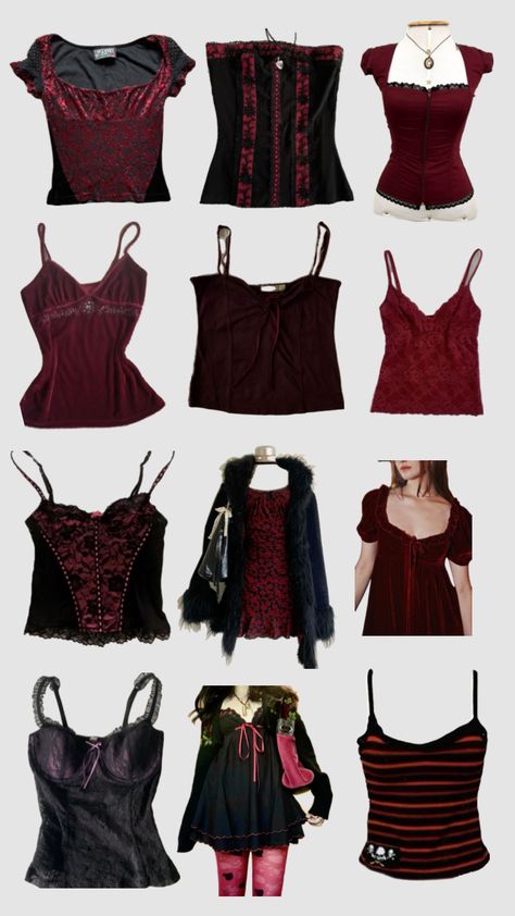 red “she wants revenge” inspired board Tear You Apart She Wants Revenge, Revenge Outfits, Outfits Extra, Revenge Era, She Wants Revenge, Tvd Dr, Red Goth, Romantic Goth, Dream Style