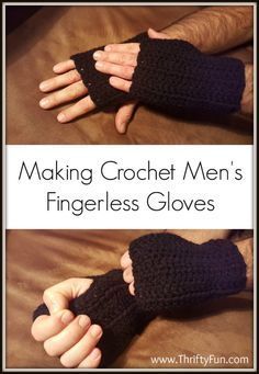 Crochet Fingerless Gloves Free Pattern, Crochet Hand Warmers, Crochet Mittens Free Pattern, Crochet Wrist Warmers, Fingerless Gloves Crochet Pattern, Crochet Men, Glove Pattern, Crochet Gloves Pattern, Gloves Pattern