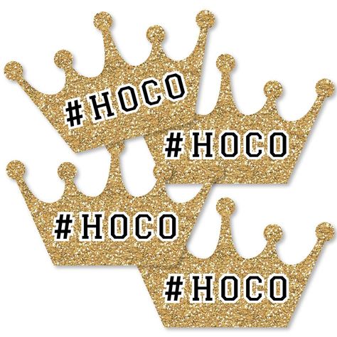 PRICES MAY VARY. HOCO Dance DIY Party Essential Kit INCLUDES 20 extra-large crown cut outs - Great for bringing all your DIY high school or college party ideas to life! DIY PARTY SUPPLIES: HOCO Dance essentials include 20 large cut outs crown shapes that coordinate with the party theme. Set of 20 crown shapes SIZE measures 7” x 4”. The unique design and large size makes these party decorations an impressive addition to any high school or college party. PARTY DECORATIONS: HOCO Dance DIY party ess Homecoming Dance Decorations, Crown Decorations, Hoco Dance, Dance Diy, Homecoming Decorations, Funny Advice, Dance Decorations, Crown Party, Diy Party Supplies