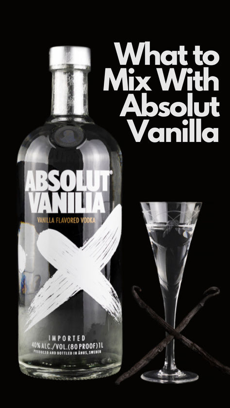 Absolut Vanilla Absolute Vanilla Vodka Drinks, Absolut Vanilla Vodka Recipes, Vanilla Vodka Drinks Easy, Vanilla Vodka Martini, Cocktails With Vanilla Vodka, Drinks With Vanilla Vodka, Vanilla Cocktails, Vanilla Vodka Cocktails, Vanilla Vodka Recipes