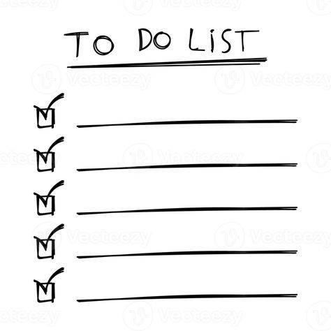 To do list icon with hand drawn text. Checklist, task list. Transparent background. Illustration To Do List Checked Off, Completed To Do List Aesthetic, Checklist Aesthetic, To Do List Aesthetic, List Icon, To Do Lists Aesthetic, Work Vision Board, To Do List Template, To Do List Notebook