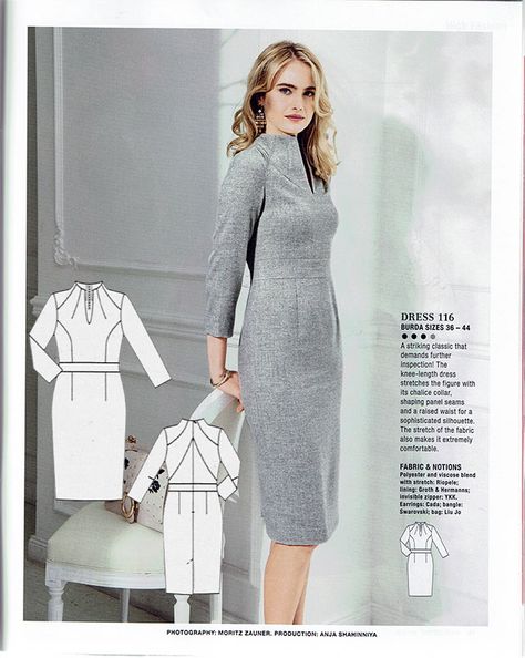 Burda magazine September 2018 – FehrTrade Burda Magazine, Burda Patterns, Practical Fashion, Wardrobe Planning, Classy Dress Outfits, Couture Sewing, Burda Style, Fall 2018, Classy Dress