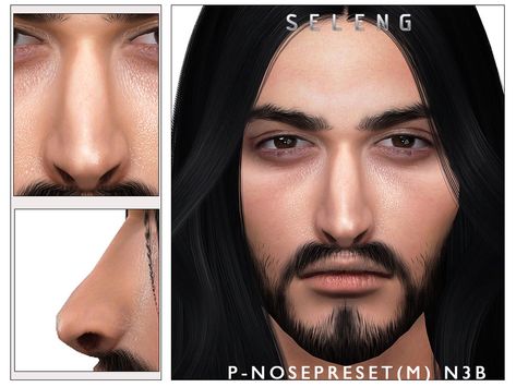 The Sims Resource - P-Male Nosepreset N3B [Patreon] Sims 4 Nose Presets, Crooked Nose, Cc Makeup, Mod Hair, Skin Details, Sims 4 Game Mods, Sims 4 Cc Makeup, David Sims, Sims 4 Body Mods