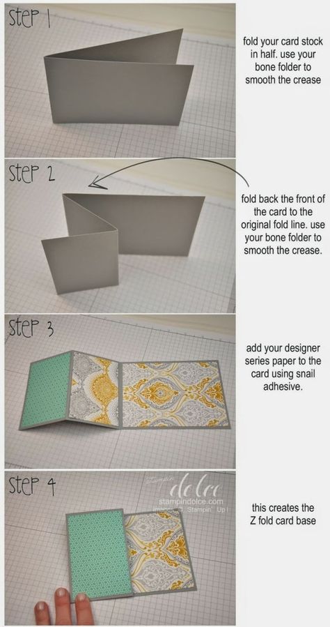 Mini Albümler, Fancy Fold Card Tutorials, Card Making Templates, Card Making Tips, Shaped Cards, Card Making Tutorials, Fancy Fold Cards, Card Tutorial, Fancy Folds