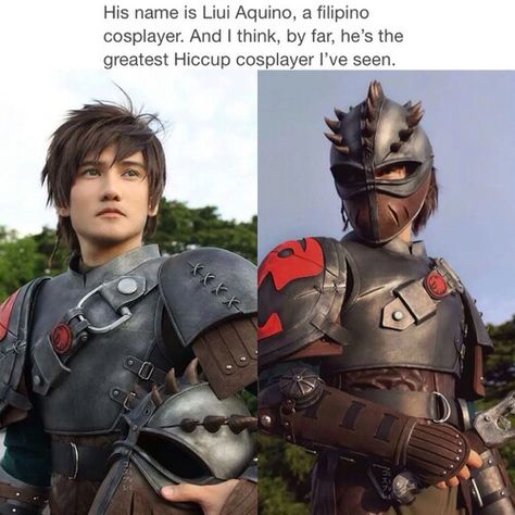 This is so awesome!! | Hiccup | HTTYD | How To Train Your Dragon Liui Aquino, Hiccup Cosplay, Httyd Hiccup, Love Cartoons, Astrid Hiccup, Cosplay Cosplay, Dragon Trainer, Hiccup, The Big Four