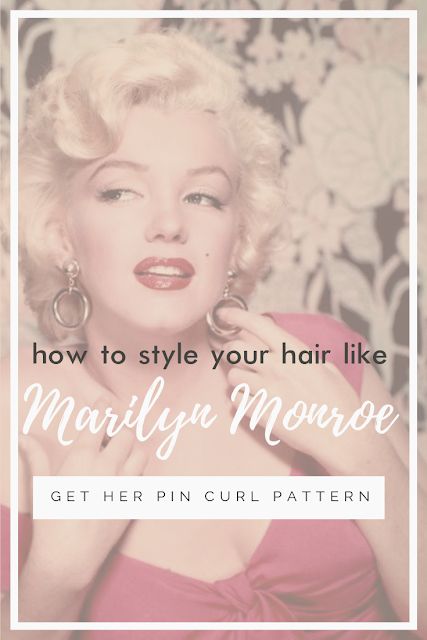 how to style your hair like Marilyn Monroe with Marilyn's pin curl pattern Pin Curls Short Hair, Rockabilly Hair Tutorials, Classic Style Inspiration, Pin Curl Hair, Free Vintage Patterns, Marilyn Monroe Hair, Pin Up Curls, Retro Hairstyles Tutorial, Bleached Hair Repair