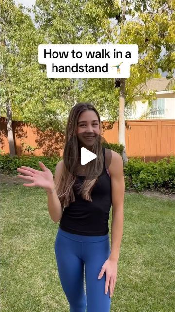 Rylie Shaw on Instagram: "walking on your hands is much more fun than your feet! 🙃🤪 . . #gymnastics #gymnast #cheer #cheerleader #acro #dance #handstand #handstandwalk #tutorial #howtodo" How To Walk In A Handstand, How To Do A One Handed Cartwheel, How To Walk On Your Hands, How To Get More Flexible For Beginners, How To Do A Handstand Into A Bridge, Front Handspring Tutorial, How To Hold A Handstand Longer, How To Do A Handstand, How To Do A Back Handspring