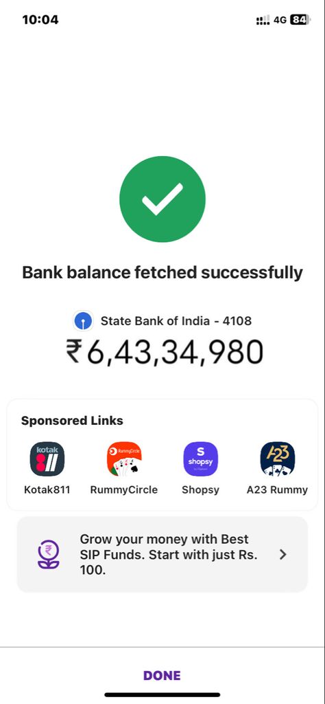 Bank Balance Indian Rupees, 1 Crore Rupees Bank Balance, Money Credited Notification India, Paytm Balance Image, Google Pay Account Balance Photo, Pay Check Aesthetic, Phonepe Account Balance Snap, Gpay Account Balance, Gpay Account Balance Snap