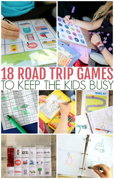 Kid summer fun activity for your next family roadtrip!    Kids Travel Games | Family Vacation Ideas | Kids car entertainment | kids road trip ideas via @PennyPinchinMom Road Trip Games For Kids, Printable Road Trip Games, Toddler Road Trip, Kids Travel Games, Road Trip Printables, Printable Road, Trip Games, Camping Activities For Kids, Road Kids