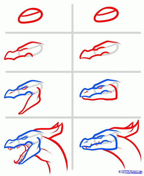 Dragons Breathing Fire, Drawing Dragons, Draw A Dragon, Step Ideas, Dragon Anatomy, Drawing Dragon, Breathing Fire, Easy Disney Drawings, Fire Breathing Dragon