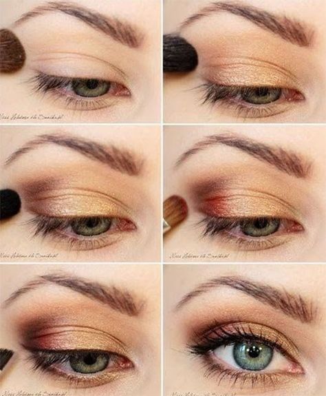 12+ Easy & Simple Fall Makeup Tutorials For Beginners & Learners 2015 | Modern Fashion Blog Bronzed Makeup Tutorial, Winter Eye Makeup, Make Up Mata, Natural Eye Makeup Tutorial, Eyeliner Tips, Fall Makeup Tutorial, Mekap Mata, Best Natural Makeup, Make Up Tutorials