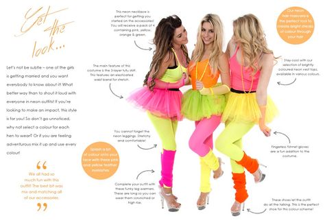 Neon Hen Party Neon Outfit Ideas Neon Costume Ideas Outfit, Neon Outfits Party Glow, Glow Party Outfit Women, Neon Costume Ideas, Neon Glow Party Outfit, Neon Clothes Party, Neon Party Outfit For Women, Neon Themed Party Outfit, Neon Party Ideas Outfit