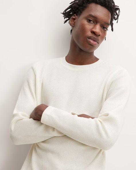 Discover great products at the best prices at Dealmoon. Everlane The Waffle Long-Sleeve Crew. Price:$45.00 at Everlane Waffle Long Sleeve, Color Bone, Waffle Fabric, Fits Clothes, Bone White, Iconic Style, Ribbed Neckline, Neck T Shirt, Waffles