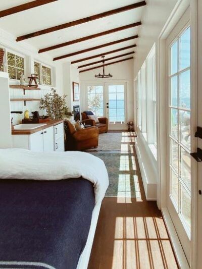 Weekend Reading 9.13.20 Beach Tiny House, Metal Roof Colors, Tiny Beach House, Tiny House Luxury, Malibu Home, Tiny House Trailer, Tiny House Inspiration, Lots Of Windows, Malibu Beach