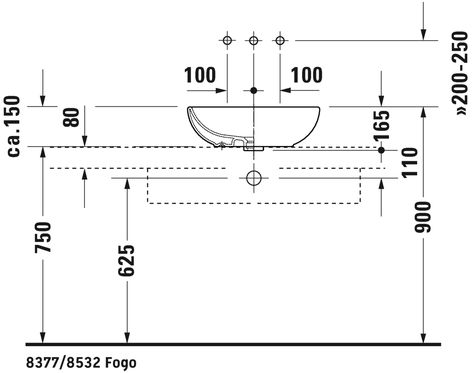 Bathroom_Foster Wash bowl #033550 | Duravit Toilet Drawing, Sink Sizes, Building House Plans Designs, Mood Images, Architecture Design Sketch, Plumbing Installation, Architecture Design Drawing, Bathroom Size, Toilet Design