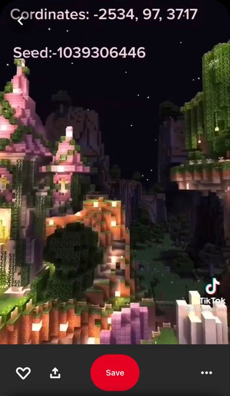 Minecraft Lava And Water Tower, Mincraft Skinseed, Beautiful Seeds Minecraft, Pretty Minecraft World Seeds, Scary Minecraft Seeds, Lush Cave Seeds Minecraft, Prettiest Minecraft Seeds, Minecraft Ravine Seed, Mincraft Seeds Codes