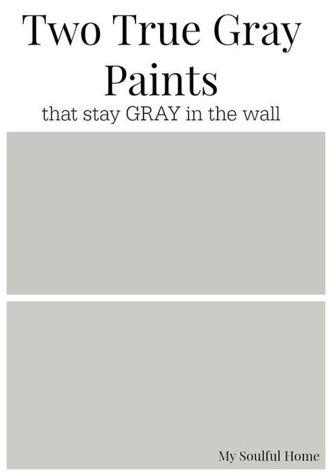 True Grey Paint Color, Interior Paint Colors For Living Room, Stonington Gray, Gray Paint Colors, Benjamin Moore Gray, Interior Paint Colors Schemes, Best Interior Paint, Paint Color Schemes, Gray Paint