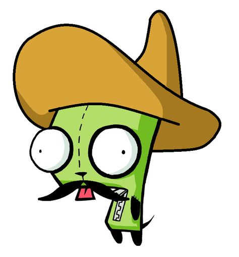 Mexican Gir Gir From Invader Zim, Invader Zim Characters, Scene Core, Tatuaje A Color, Scene Emo, Scene Kids, Invader Zim, Emo Scene, Cartoon Profile Pics