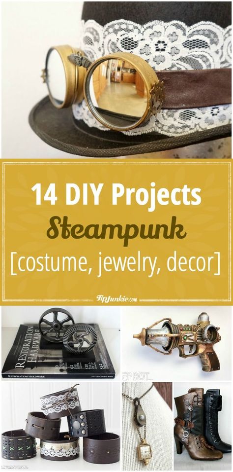 Mens Steampunk Costume Diy, Steampunk Necklace Diy, Steam Punk Diy Costume, Steam Punk Halloween Costume, Diy Steam Punk Costume, Diy Steampunk Costume Women, Steampunk Halloween Costumes Diy, Steampunk Costume Diy, Kids Steampunk Costume