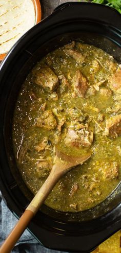 Pork Chili Verde Recipe, Slow Cooker Chile, Slow Cooker Chili Verde, Slow Cooker Chile Verde, Chili Verde Recipe, Chili Verde Pork, Green Chili Pork, Green Chile Recipes, Green Chili Recipes