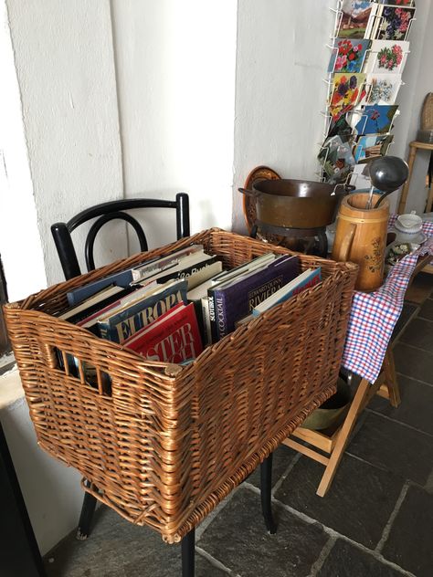 Book basket books austria aesthetic old town Basket Of Books, Austria Aesthetic, Basket Aesthetic, Book Basket, Aesthetic Old, Basement Reno, Book Baskets, Money Book, Book Storage