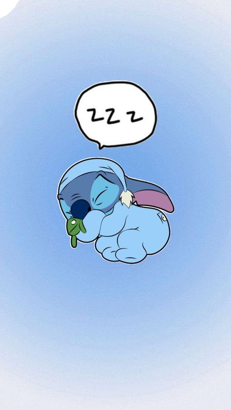 A simple light blue stitch sleeping wallpaper Sleeping Stitch, Sleep Motivation, Sleeping Wallpaper, Sleep Wallpaper, Cozy Wallpaper, Stitch Wallpaper, Simple Lighting, Aesthetic Wallpapers, Cute Animals