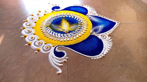 Visit our YouTube channel for more Rangoli For Wedding, 2024 Rangoli, Wedding Rangoli, Sanskar Bharti Rangoli, Sanskar Bharti Rangoli Designs, Peacock Rangoli, Rangoli Designs Simple Diwali, Cute Owls Wallpaper, Easy Rangoli Designs Diwali