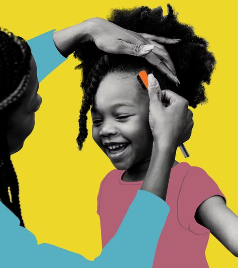 The Joy & Intimacy Of Black Hair Black Teenage Girl, High Top Fade, Black Joy, Teeny Weeny Afro, Front Stoop, Individual Braids, Mothers And Daughters, Nappy Hair, Reference Pictures