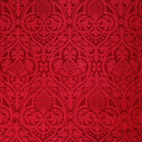 Victorian Ceiling Medallions, Red Damask, White Damask, Resting Place, Church Design, Ceiling Medallions, Viscose Fabric, Fabric Width, The Church