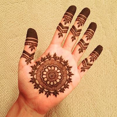 Palm Mehndi Design, Simple Mehendi Designs, Finger Henna Designs, मेहंदी डिजाइन, Mehndi Designs 2018, Easy Mehndi, Very Simple Mehndi Designs, Mehndi Designs For Kids, Modern Mehndi Designs