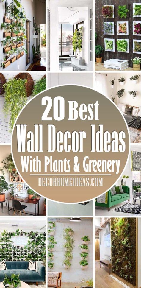 Wall Plant Decor Living Room, Outdoor Wall Decoration Ideas, Mounted Plants On Wall, Inside Plant Wall Ideas, Plant Wall Inspiration, Wall With Plants Outdoor, Wall Hanging Planters Indoor, Live Walls Indoor, Plant Decor On Wall