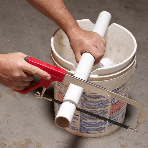 The 56 Most Brilliant PVC Hacks You've Ever Seen | Family Handyman 5 Gallon Buckets, Pvc Pipe Crafts, Pvc Pipe Projects, Pvc Projects, Design Café, Homemade Tools, Family Handyman, Tool Hacks, Pvc Pipe