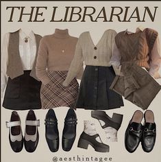 Librarian Chic Outfits, Academia Aesthetic Outfit, Dark Academia Outfit, Dark Academia Clothes, Academia Clothes, Academia Outfits, Academia Style, Clothes And Shoes, Outfit Inspo Fall