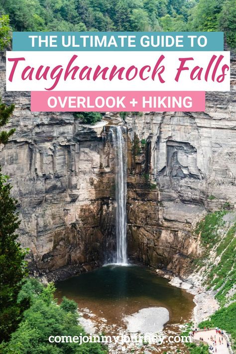 Taughannock Falls State Park, Ny Waterfalls, Taughannock Falls, Hidden Waterfall, New York State Parks, Watkins Glen State Park, Finger Lakes Ny, Cayuga Lake, New York Vacation