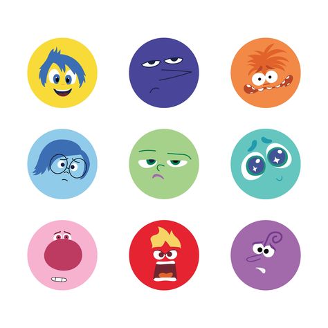 Emotions Classroom Decorations, Inside Out Emotions Activities, Emotions Inside Out, Inside Out Decorations Classroom, Inside Out Classroom, Inside Out Poster, Cartoon Emotions, Expressive Characters, Inside Out Cartoon