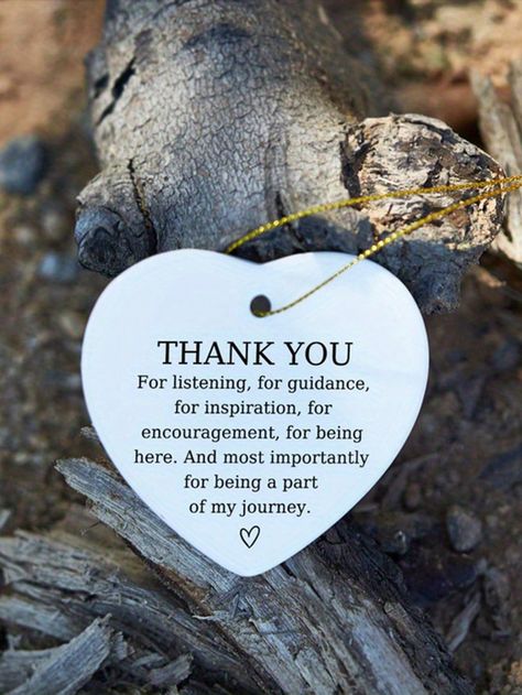 1pc Thank You Keepsak, Thank You Gift, Appreciation Gift, Ceramic Heart Keepsake, Thank You Present, Gift For Friend White    PMMA     Home Decor, size features are:Bust: ,Length: ,Sleeve Length: Thank You Presents, Thank You Quotes, Ceramic Heart, Gift For Friend, Retirement Gifts, Present Gift, Thank You Gifts, Gifts For Husband, Hanging Ornaments