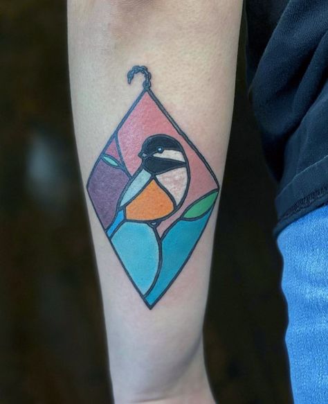 Stained Glass Tattoo Ideas, Glass Tattoo Ideas, Stained Glass Tattoo, Glass Tattoo, Tattoo Color, Stain Glass, Body Mods, Cute Tattoos, Tattoos And Piercings