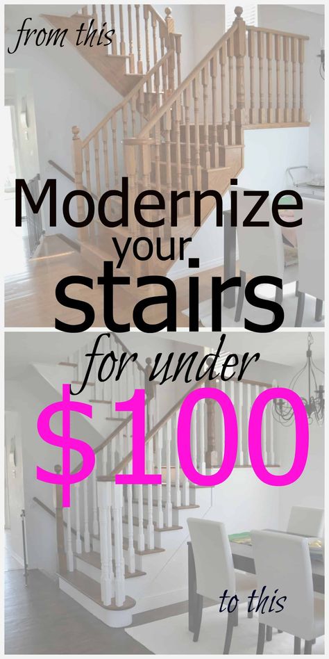 Diy Hardwood Floor Refinishing, Stairs Remodeling, Stair Railing Makeover, Redo Stairs, Diy Hardwood Floors, Diy Staircase Makeover, Diy Stair Railing, Stairs Makeover Ideas, Farmhouse Stairs