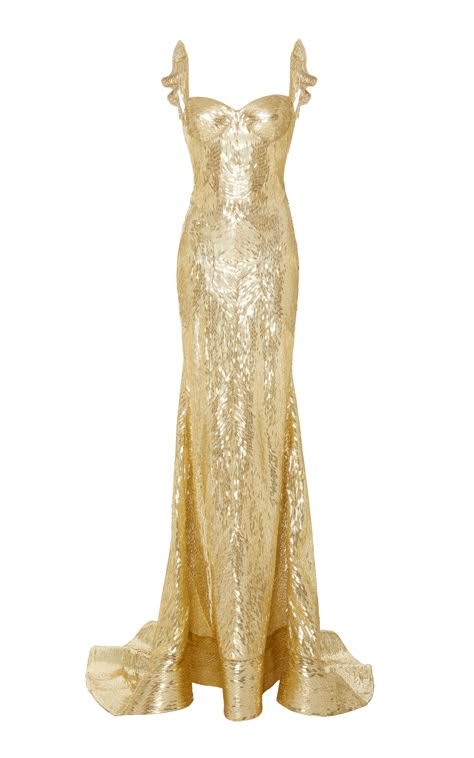 Sweetheart Sequin Embellished Gown  by NAEEM KHAN for Preorder on Moda Operandi Yellow Gold Prom Dress, Gold Maxi Dresses, Golden Prom Dress, Gowns For Ladies, Gown Dress Design, Spoiled Girlfriend, Gold Prom Dresses, Golden Dress, Regency Dress