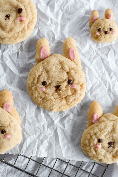 Pig Macarons, Cookies Bites, Shaped Cookies Recipe, Bunny Sugar Cookies, Basic Sugar Cookie Recipe, Edible Markers, Rabbit Cookies, Spring Baking, Cocoa Cookies