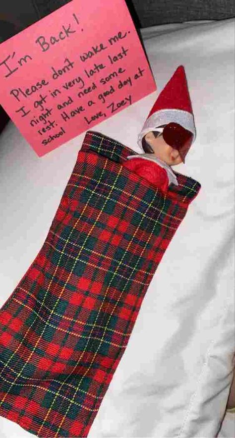 Funny Elf On The Shelf Arrival Ideas For 2023 - RecipeMagik Elf On The Shelf Room Ideas, Elf On The Sled Ideas, Elfie Arrival Ideas, Elfs First Day Back Ideas, Elf On The Shelf Rubber Ducks, Elf On The Shelf Grand Finale, Bringing Back Elf On The Shelf Ideas, Elf On The Shelf Ideas Return, Elf On The Shelf Creative Ideas