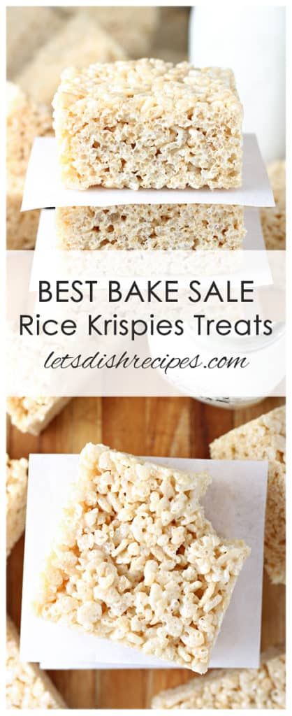 Best Bake Sale Rice Krispies Treats Pto Bake Sale Ideas, Bake Sale Treats Fundraiser Easy, Fundraising Bake Sale Ideas, Bake Sale Favorites, Bake Sale Best Sellers, Bakesale Treats, Fall Bake Sale Treats, Bake Sale Brownies, Bake Sale Items That Sell