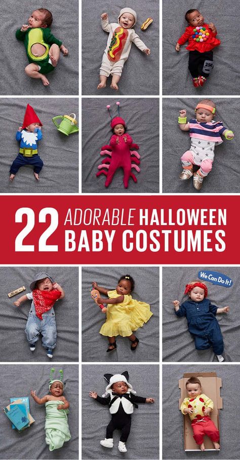 WARNING: These baby Halloween costumes may be too cute to handle. BEST Halloween baby costumes right here! Halloween Baby Costumes, Halloween Costumes For Babies, Diy Baby Halloween Costumes, Costumes Faciles, Costumes For Babies, Diy Baby Costumes, Infant Halloween, Meme Costume