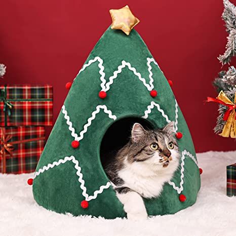 Cat Igloo, Christmas Tree Cat, Cat Deterrent, Bed Cave, Dog Cave, Pet Teepee, Niche Chat, Cat Tent, Tree Cat