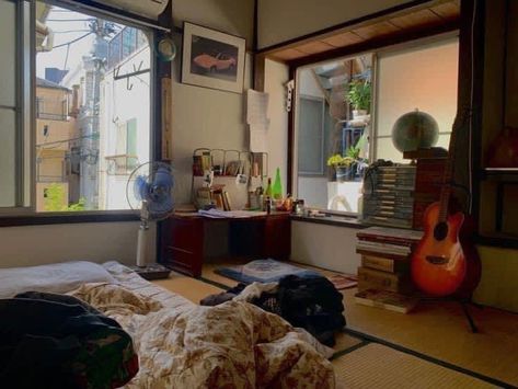 Cute Japanese Bedroom, Japan Inspired Bedroom, Japanese Bedrooms, Japan Bedroom, Japan Apartment, Japan Room, Minimal Room, Japanese Apartment, Japanese Life