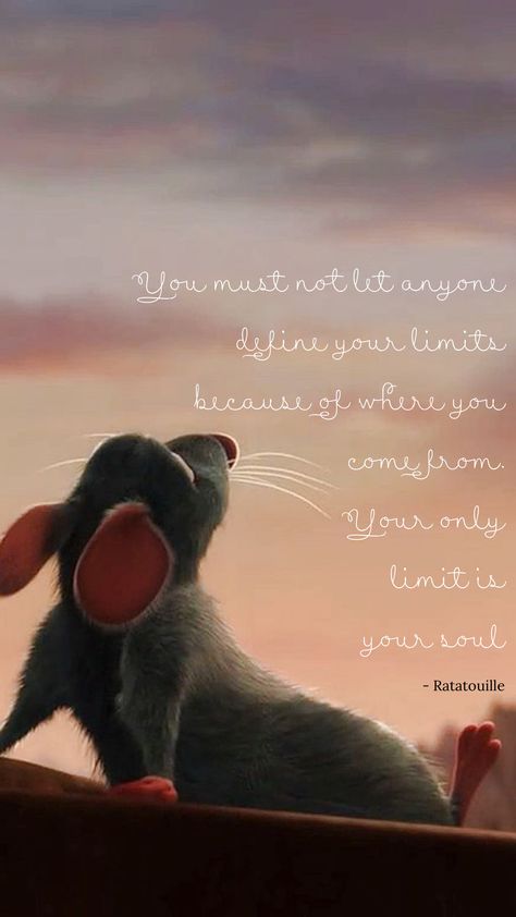 Ratatouille, A Quote, A Mouse, The Movie, Disney, Quotes