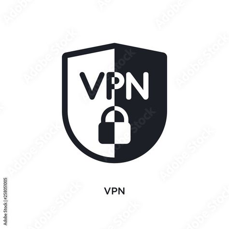 Stock Image: vpn isolated icon. simple element illustration from technology concept icons. vpn editable logo sign symbol design on white background. can be use for web and mobile Vpn Logo Design, Vpn Logo, Element Illustration, Symbol Design, Logo Sign, Shop Logo, Being Used, Design Template, White Background