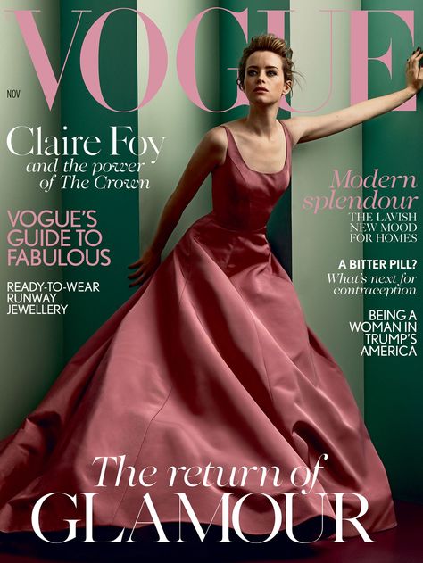 Claire Foy Is Crowned Our November Cover Star Little Dorrit, Claire Foy, Vogue Magazine Covers, Natasha Poly, Magazine Vogue, Fashion Magazine Cover, Tessa Thompson, Fashion Cover, Vogue Covers