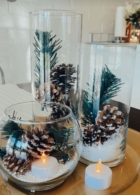 Julkransar Diy, Christmas Centerpieces Diy, Dollar Tree Christmas, Diy Christmas Decorations Easy, Christmas Inspo, Holiday Crafts Christmas, Christmas Decor Ideas, Dollar Tree Crafts, Tree Christmas